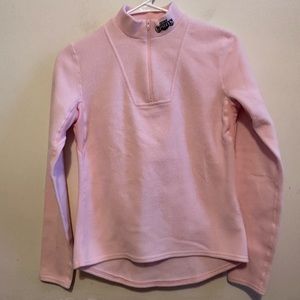 Hot Chillys Quater Zip Fleece Pullover Women’s Small Pink